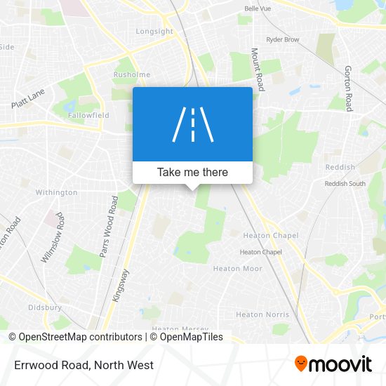 Errwood Road map