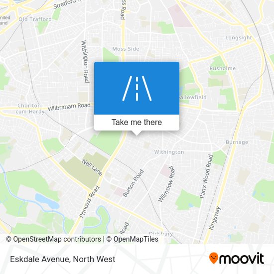 Eskdale Avenue map