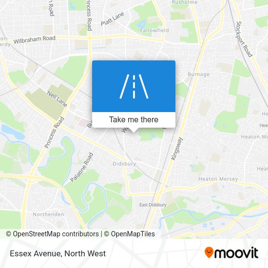 Essex Avenue map