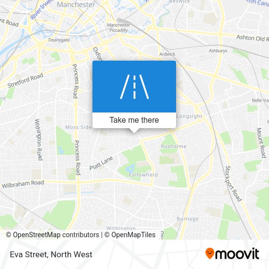 Eva Street map