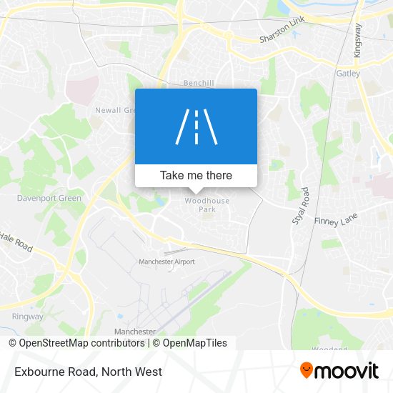 Exbourne Road map