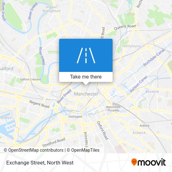 Exchange Street map