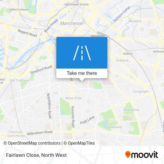 Fairlawn Close map