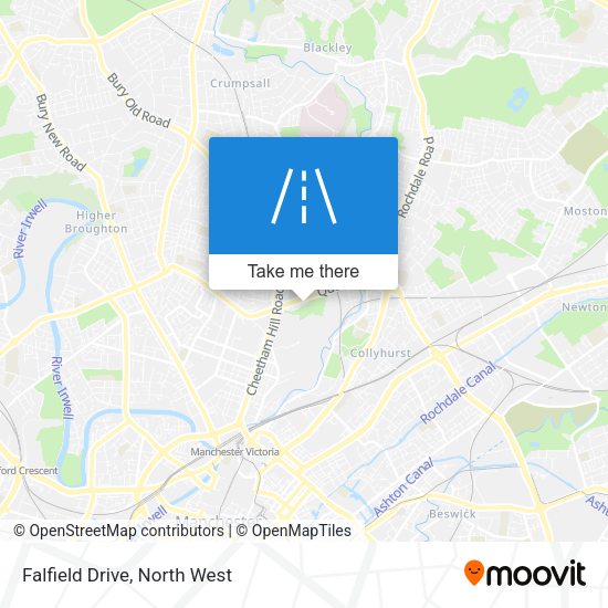 Falfield Drive map