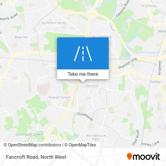 Fancroft Road map