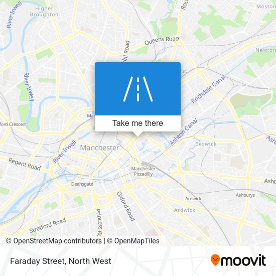 Faraday Street map