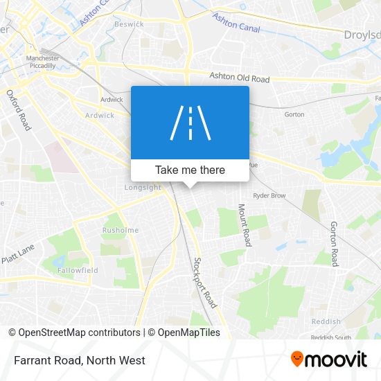 Farrant Road map