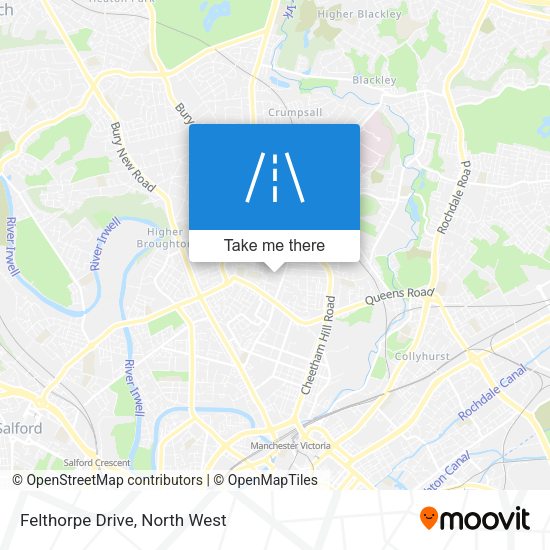 Felthorpe Drive map