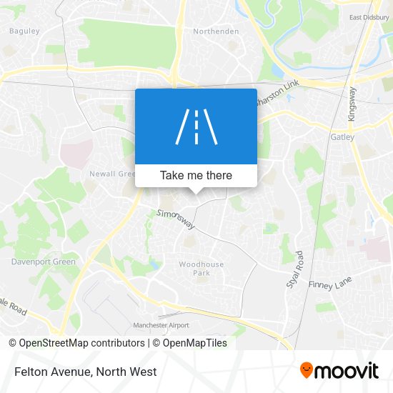 Felton Avenue map