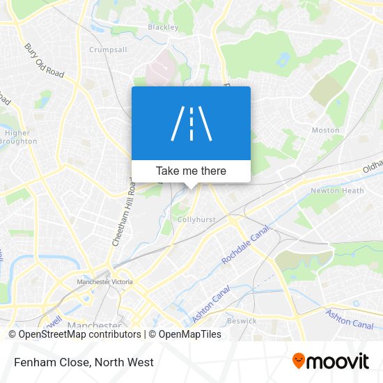 Fenham Close map