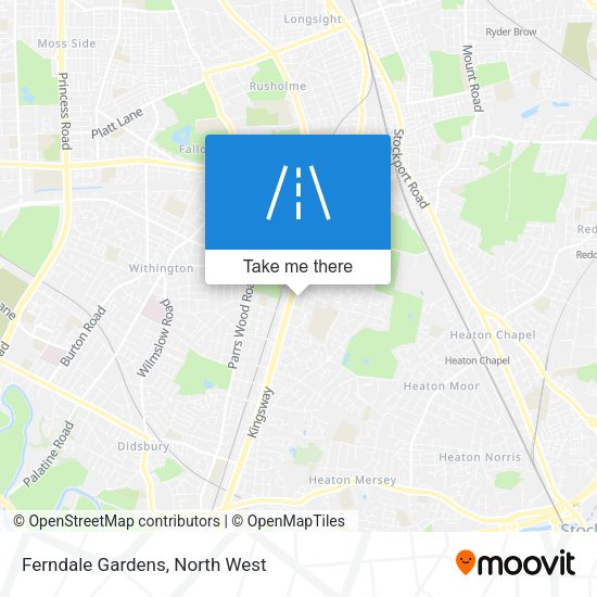 Ferndale Gardens map