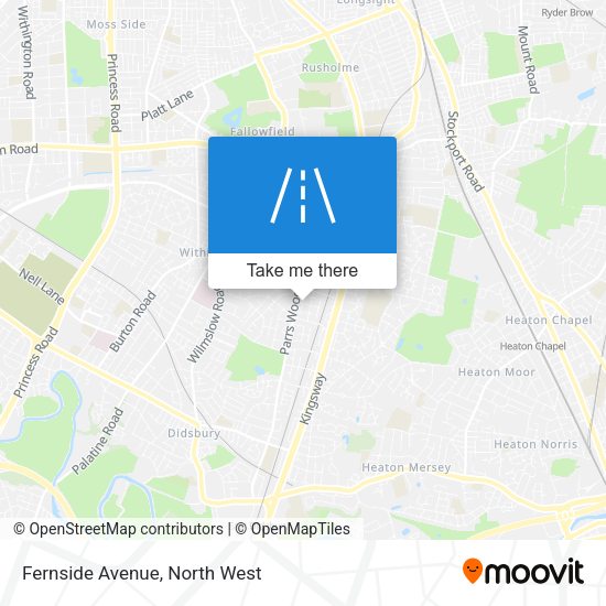 Fernside Avenue map