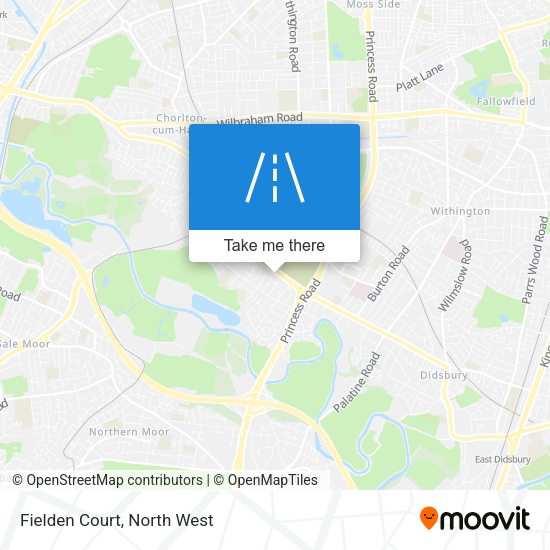 Fielden Court map