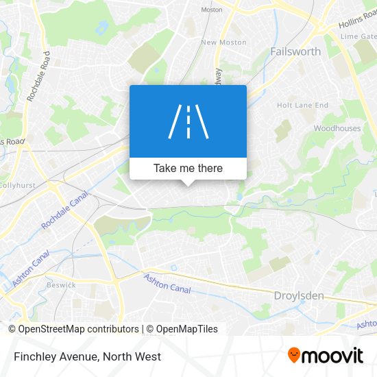 Finchley Avenue map