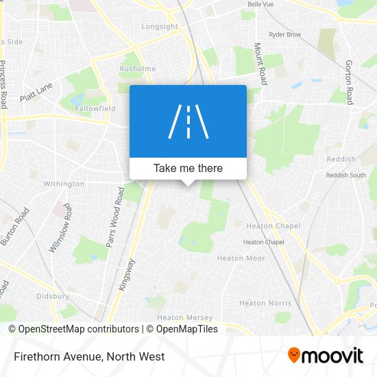 Firethorn Avenue map