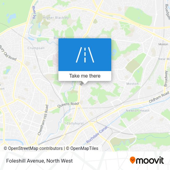 Foleshill Avenue map