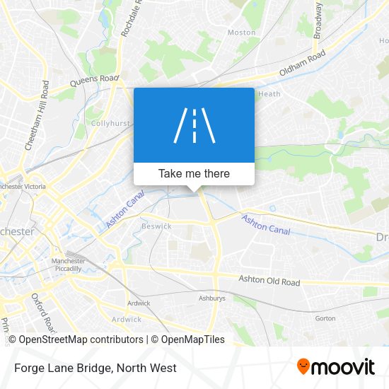 Forge Lane Bridge map