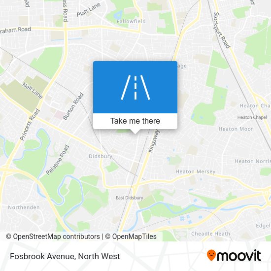 Fosbrook Avenue map