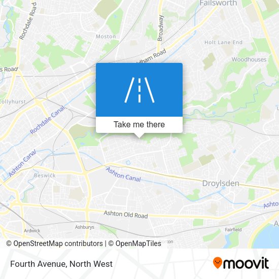 Fourth Avenue map