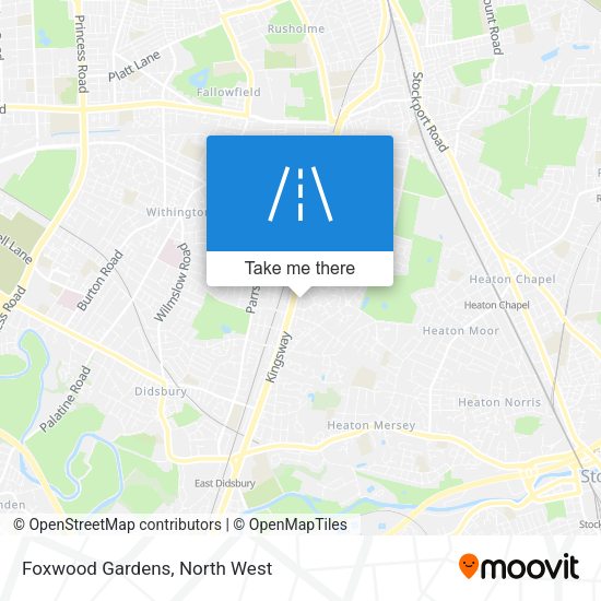Foxwood Gardens map