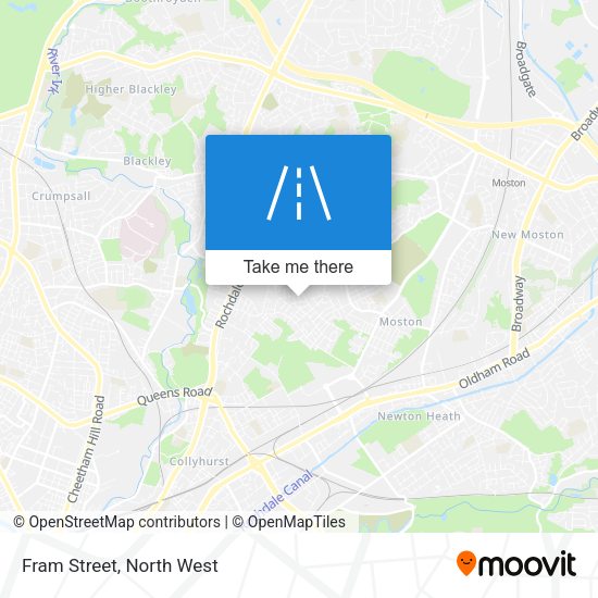 Fram Street map