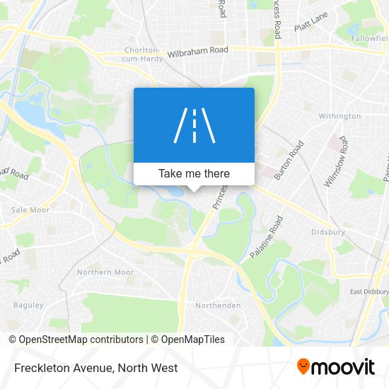 Freckleton Avenue map