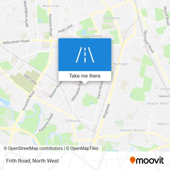 Frith Road map