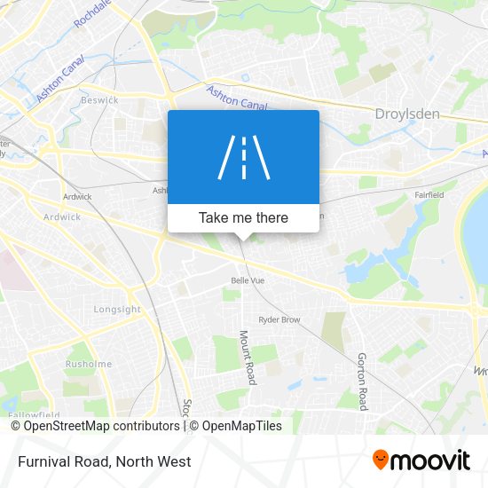 Furnival Road map