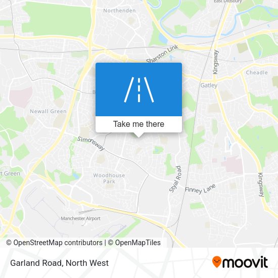 Garland Road map