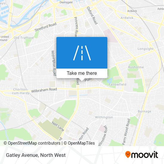 Gatley Avenue map