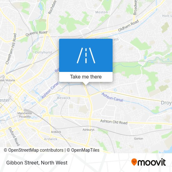 Gibbon Street map