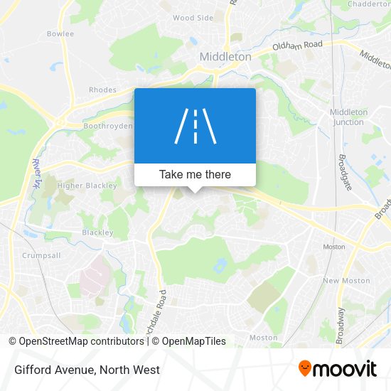 Gifford Avenue map
