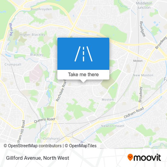 Gillford Avenue map