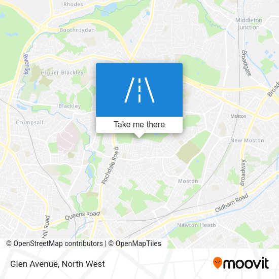 Glen Avenue map