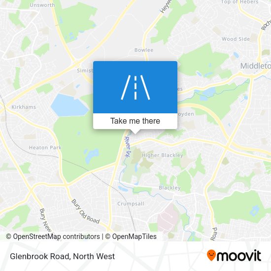Glenbrook Road map