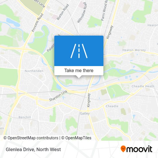 Glenlea Drive map