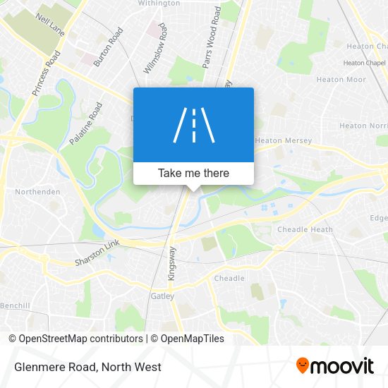 Glenmere Road map