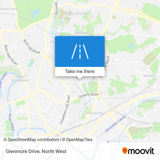 Glenmore Drive map