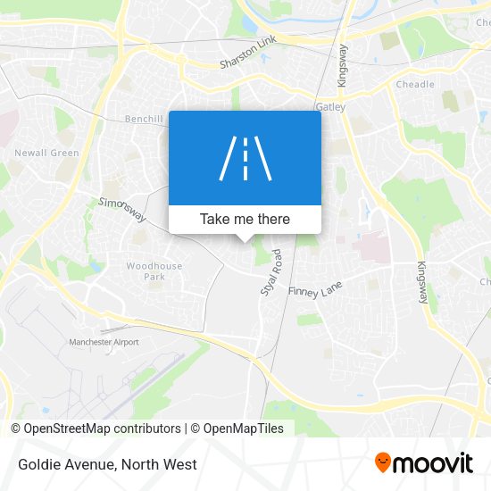 Goldie Avenue map