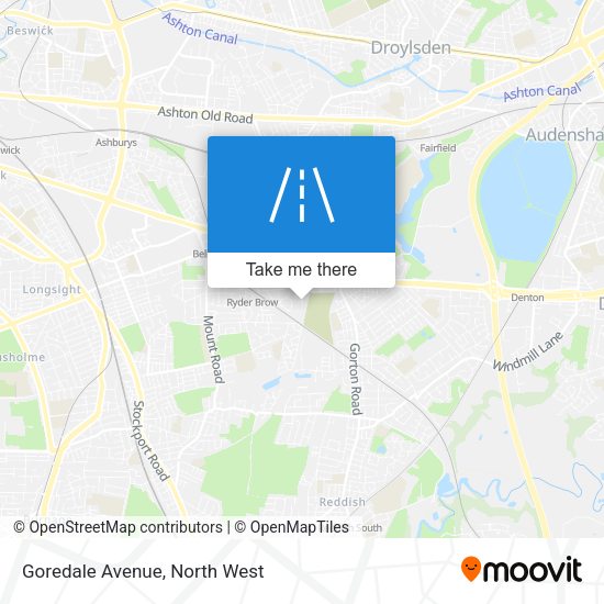 Goredale Avenue map