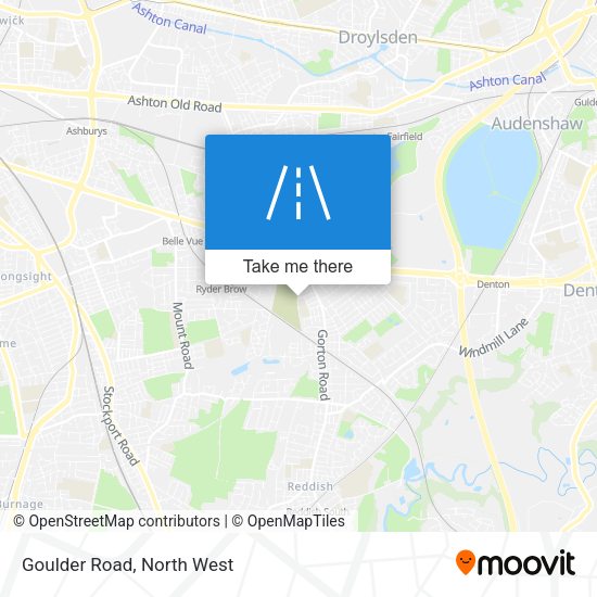 Goulder Road map