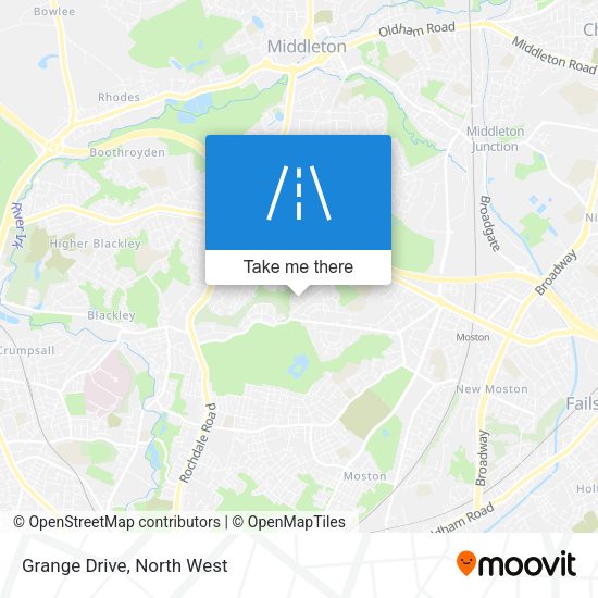 Grange Drive map
