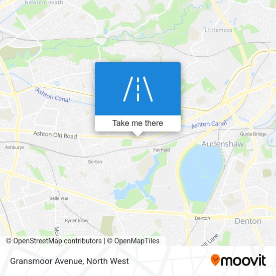 Gransmoor Avenue map