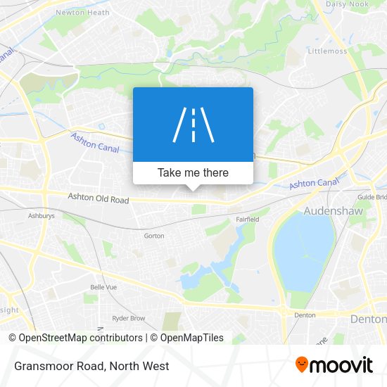 Gransmoor Road map