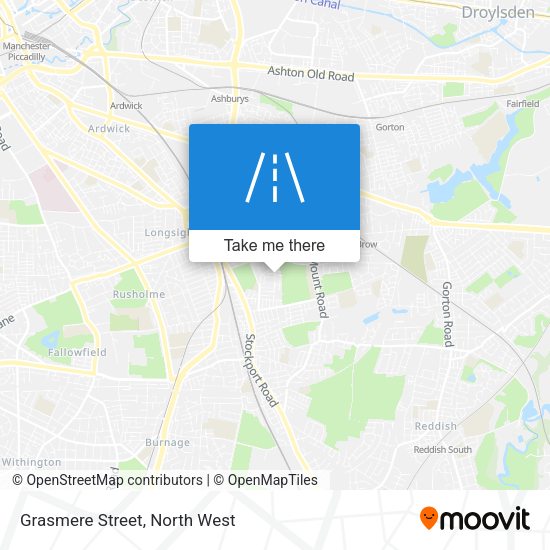 Grasmere Street map