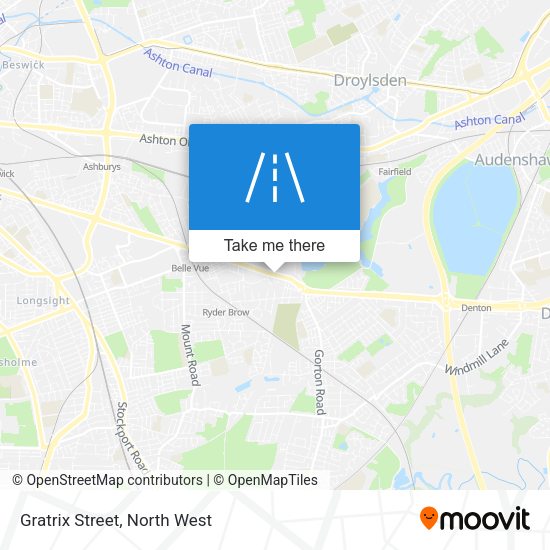 Gratrix Street map