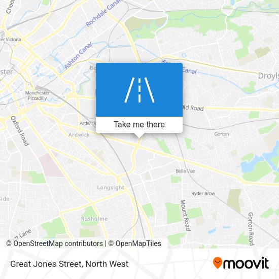 Great Jones Street map