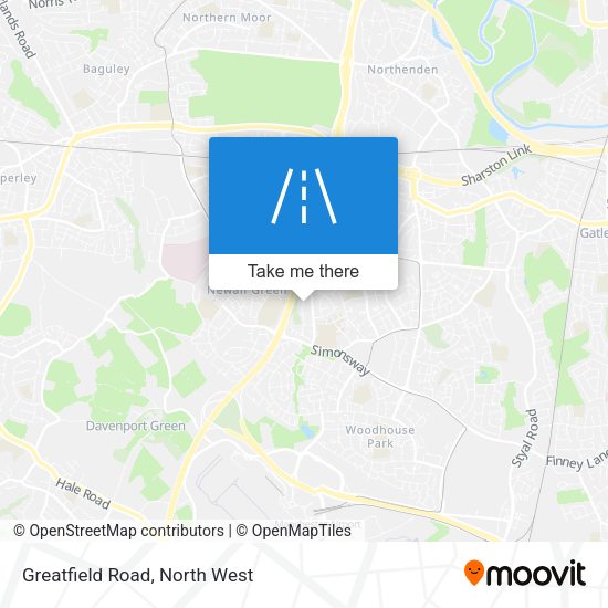 Greatfield Road map