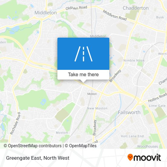 Greengate East map
