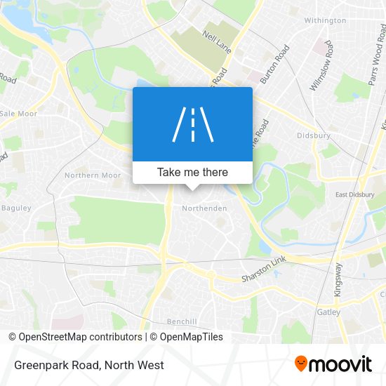 Greenpark Road map